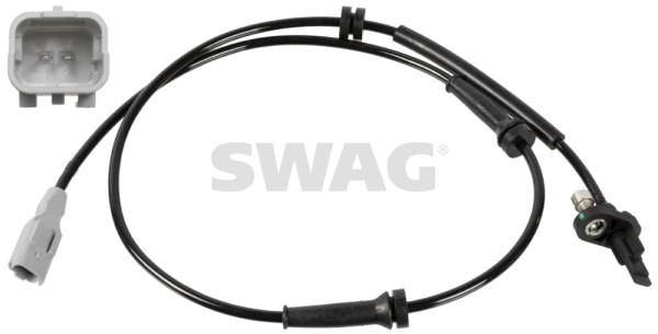 SWAG 66 10 8003 Sensor, wheel speed Rear Axle Left Rear Axle Right for CITROËN PEUGEOT